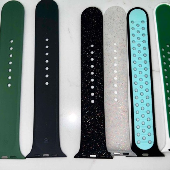 Apple iWatch LONGER SIDE Replacement Band, Lot of 6, Four 40MM , Two 44MM , New - Picture 6 of 6